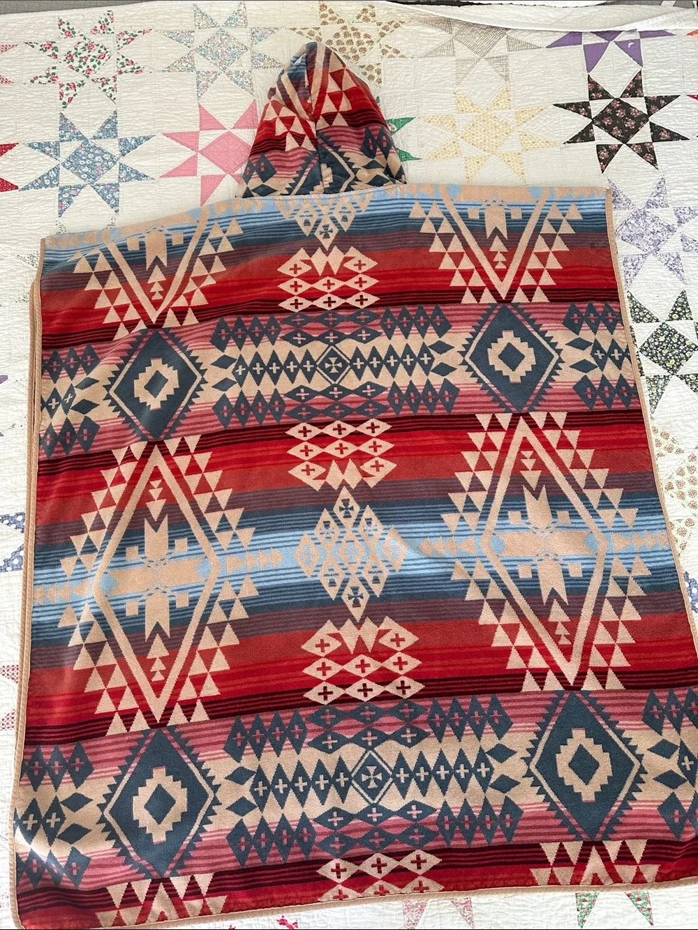 Pendleton Jacquard Adult Hooded Towel Canyonlands Poncho